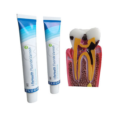 la vernice gialla saporita del fluoruro del melone di 10g /Piece per i denti vernicia la protezione