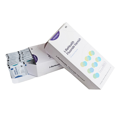 quality vernice asciugantesi rapida del fluoruro di gusto 5%NaF della frutta 0.5g in ufficio dentario factory