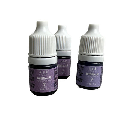 L'indicatore della placca batterica di sapore dell'uva per protegge la carie dentaria con l'imballaggio 3ml