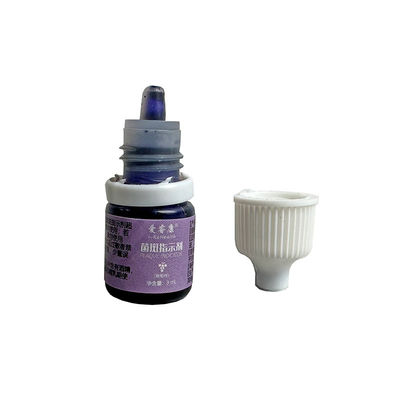 la macchiatura liquida di 3mL 2 Tone Purple Red Plaque Indicator rivela la soluzione