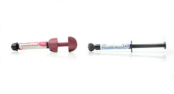 Resina fluidabile di colore A2 con elevata flessibilità e ridotto restringimento per la restaurazione dentale