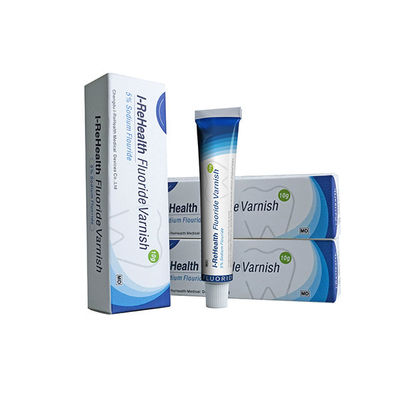 Vernice pediatrica appiccicosa di secchezza rapida del fluoruro per i denti sensibili 10g