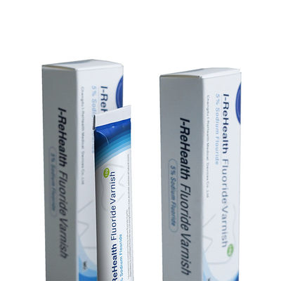 10-15s che cura la vernice pediatrica del fluoruro di trattamento del fluoruro di carie dentaria